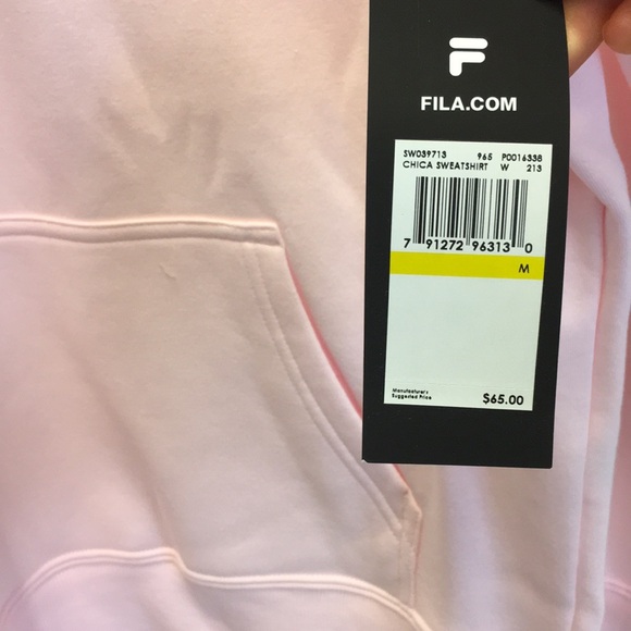 Fila Pink Hoodie - Picture 2 of 5